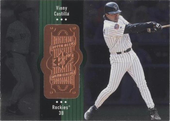 1998 SPx Finite - Vinny Castilla #81