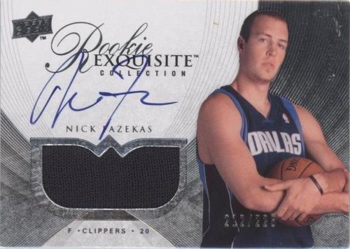 2007-08 Upper Deck Exquisite Collection - Nick Fazekas #75