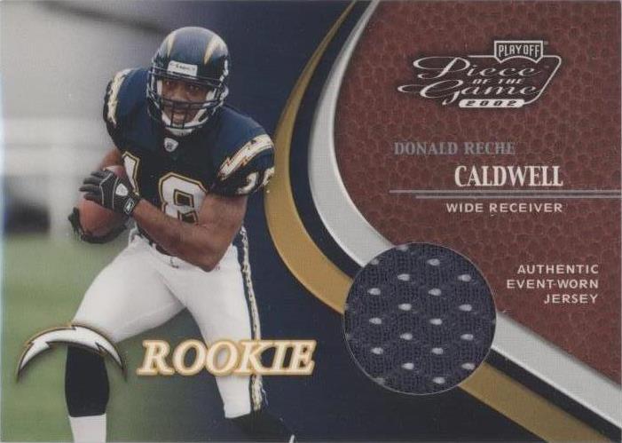2002 Playoff Piece of the Game Reche Caldwell #114