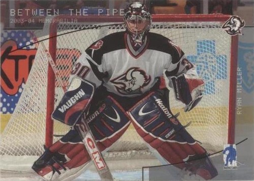 2003-04 In the Game Be A Player Memorabilia - Ryan Miller #161