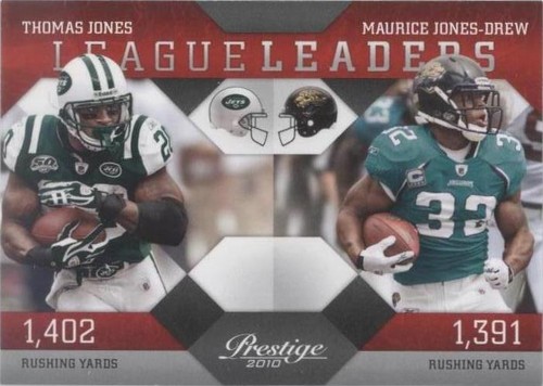 2010 Playoff Prestige Maurice Jones-Drew Thomas Jones #7
