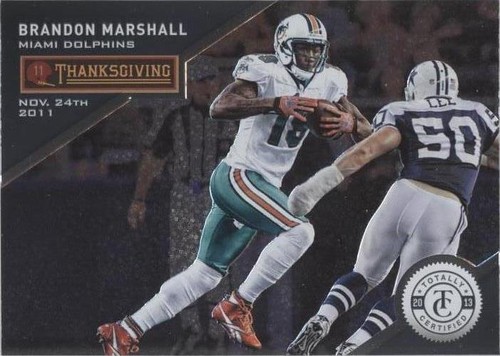 2013 Panini Totally Certified Brandon Marshall #55