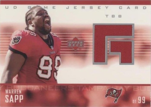 2003 Upper Deck Warren Sapp #GJ-WS
