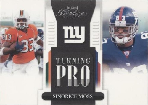 2007 Playoff Prestige Sinorice Moss #TP-8