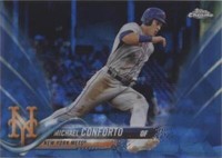 2018 Topps Chrome Sapphire Edition - Michael Conforto #88