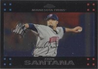 2007 Topps Chrome - Johan Santana #42