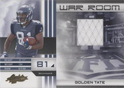 2010 Panini Absolute Memorabilia Golden Tate #8