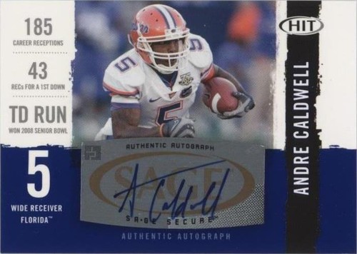 2008 SAGE Hit Andre Caldwell #A88