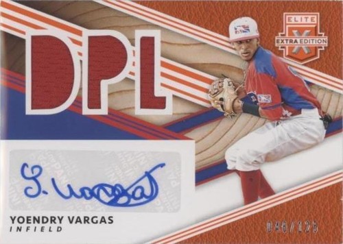 2020 Panini Elite Extra Edition - Yoendry Vargas #DMS-YV