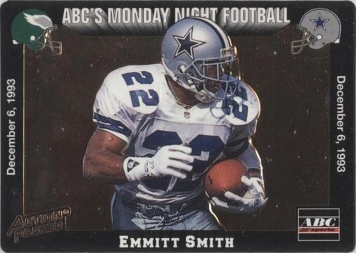 1993 Action Packed Monday Night Football Emmitt Smith #59