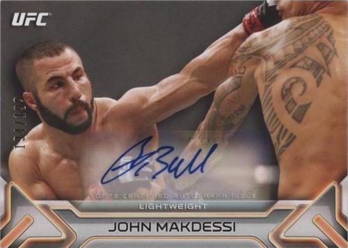 2016 Topps UFC Knockout - John Makdessi #KA-JM