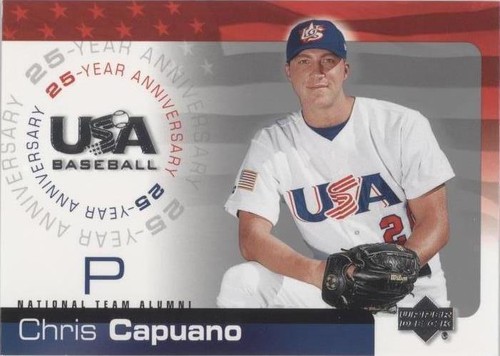 2004 Upper Deck USA Baseball 25-Year Anniversary - Chris Capuano #USA-36