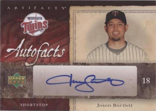 2007 Upper Deck Artifacts - Jason Bartlett #AF-BT