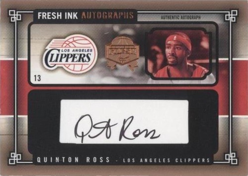 2004-05 Skybox Fresh Ink - Quinton Ross #FIA-QR