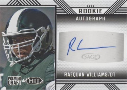 2020 Sage Hit Raequan Williams #A38