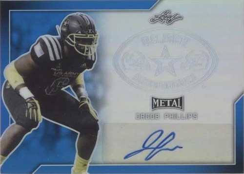 2017 Leaf Metal U.S. Army All-American Bowl Jacob Phillips #BA-JP3