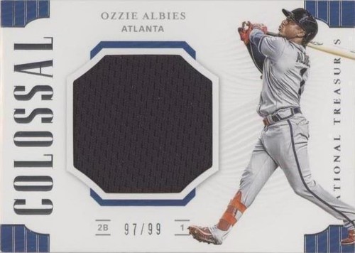 2019 Panini National Treasures - Ozzie Albies #CM-OA