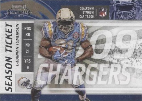 2009 Playoff Contenders LaDainian Tomlinson #80