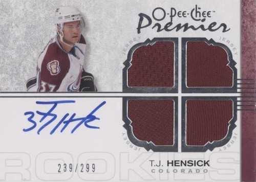 2007-08 O-Pee-Chee Premier - T.J. Hensick #136