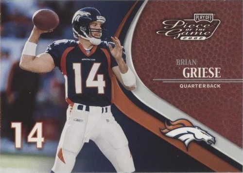 2002 Playoff Piece of the Game Brian Griese #9