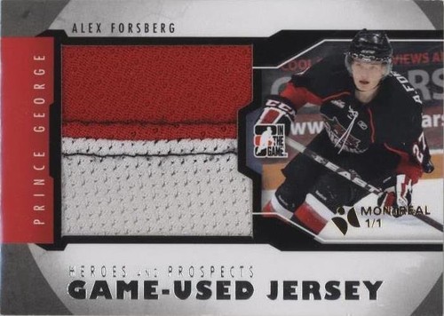 2012-13 In the Game Heroes and Prospects - Alex Forsberg #M-12