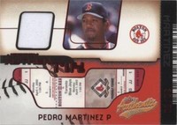 2002 Fleer Authentix - Pedro Martinez #JA-PM