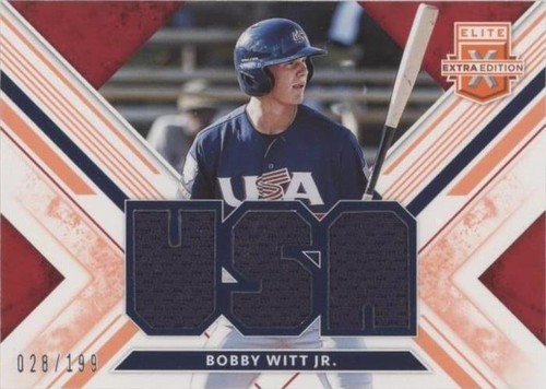 2019 Panini Elite Extra Edition - Bobby Witt Jr. #USA-BW