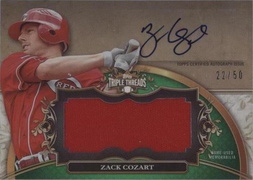 2013 Topps Triple Threads - Zack Cozart #UAJR-ZC2