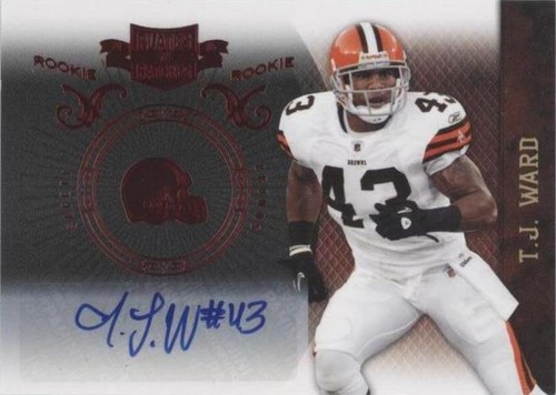 2010 Panini Plates & Patches T.J. Ward #192