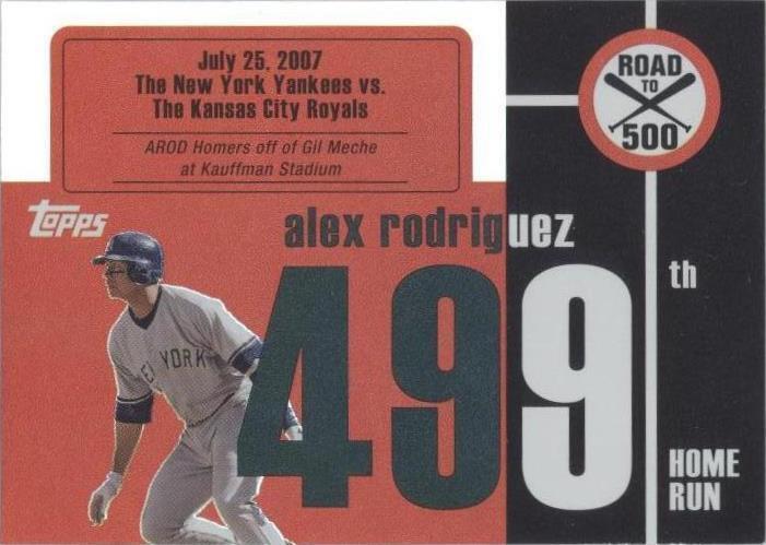 2007 Topps - Alex Rodriguez #ARHR499