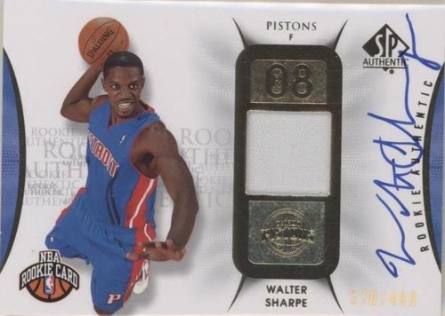 2008-09 SP Authentic - Walter Sharpe #132