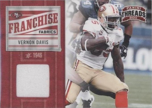 2011 Panini Threads Vernon Davis #19
