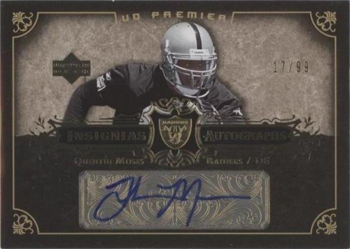 2007 UD Premier Quentin Moses #IN-QM