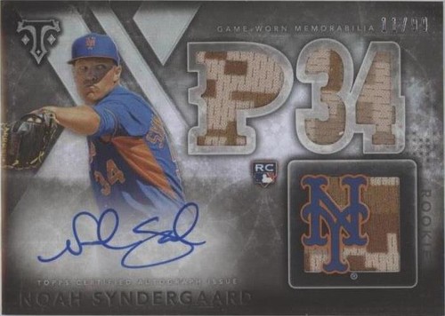 2015 Topps Triple Threads - Noah Syndergaard #158