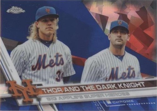 2017 Topps Chrome Sapphire Edition - Matt Harvey Noah Syndergaard #32