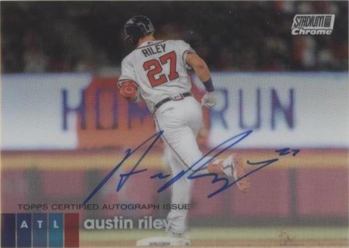 2020 Topps Stadium Club Chrome - Austin Riley #UAAR