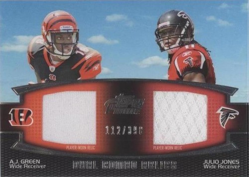 2011 Topps Prime A.J. Green Julio Jones #DCR-GJ