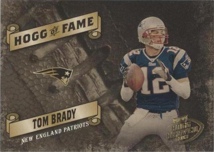2003 Playoff Hogg Heaven Tom Brady #HF-26