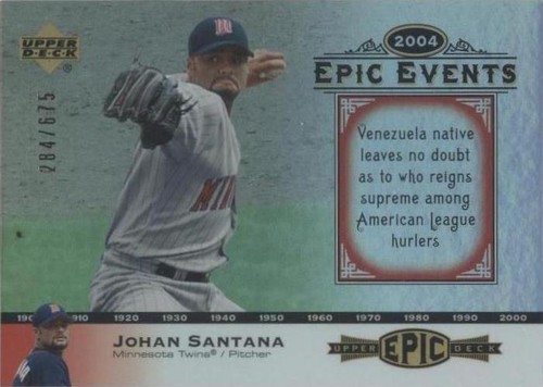 2006 Upper Deck Epic - Johan Santana #EE43