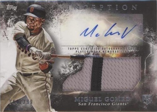 2018 Topps Inception - Miguel Gomez #IAP-MG