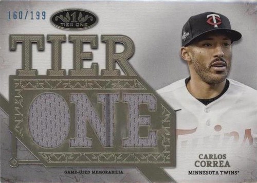 2024 Topps Tier One - Carlos Correa #T1RD-CC