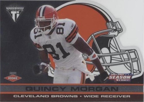 2001 Pacific Private Stock Titanium Postseason Quincy Morgan #P27