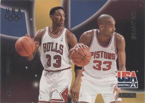 1996 Skybox USA Basketball - Scottie Pippen/Grant Hill #58