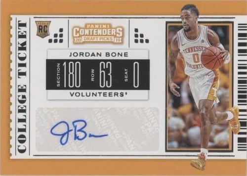 2019-20 Panini Contenders Draft Picks - Jordan Bone #87