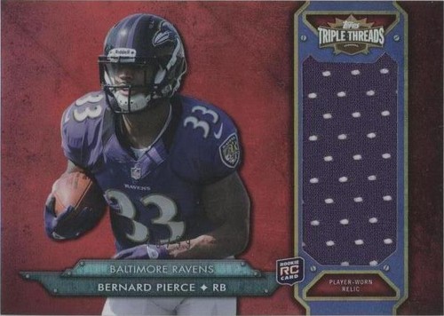 2012 Topps Triple Threads Bernard Pierce #TTRJR-5