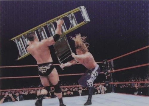 1999 Comic Images WWF SmackDown! Chromium - The Rock Triple H #54