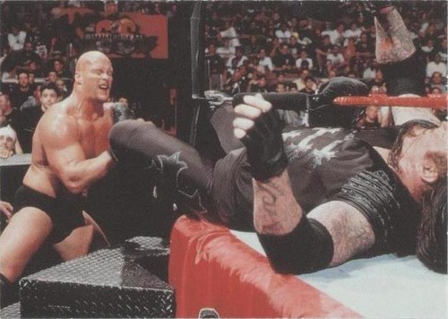 1999 Comic Images WWF SmackDown! - Steve Austin Undertaker #53