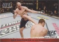 2009 Topps UFC Round 1 - Ben Saunders Dan Barrera #73
