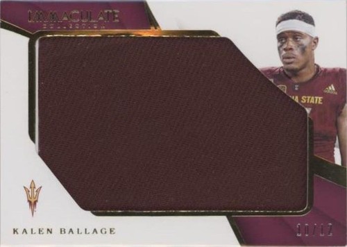 2018 Panini Immaculate Collection Collegiate Kalen Ballage #25