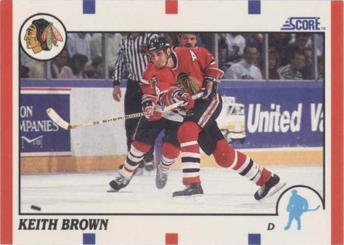 1990-91 Score - Keith Brown #161